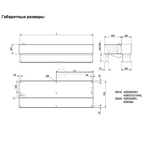 Габаритные размеры
